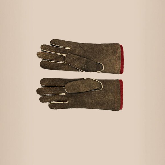 Handschuhe Tan Leather Gloves - Picture 3 of 4